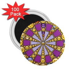 Circle Of Emotions 2 25  Button Magnet (100 Pack) by FunWithFibro