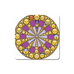 Circle Of Emotions Magnet (square) by FunWithFibro