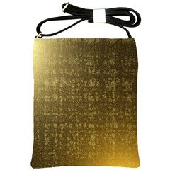 Gold Shoulder Sling Bag by Colorfulart23