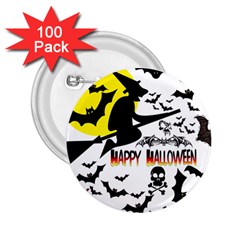 Happy Halloween Collage 2 25  Button (100 Pack) by StuffOrSomething