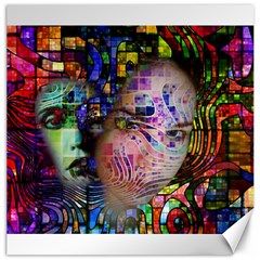 Artistic Confusion Of Brain Fog Canvas 20  X 20  (unframed) by FunWithFibro