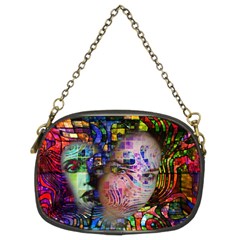 Artistic Confusion Of Brain Fog Chain Purse (two Sided)  by FunWithFibro