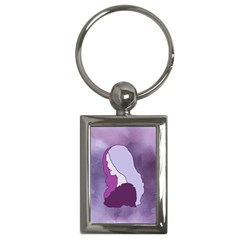 Profile Of Pain Key Chain (rectangle) by FunWithFibro