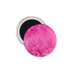 Soft Pink Frost Of Morning Fractal 1 75  Button Magnet by Artist4God