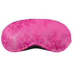 Soft Pink Frost Of Morning Fractal Sleeping Mask by Artist4God