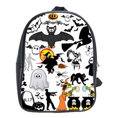 Halloween Mashup School Bag (large) by StuffOrSomething