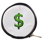 Grunge Style Money Sign Symbol Illustration Mini Makeup Case Front