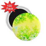 Sunny Spring Frost Fractal 2.25  Button Magnet (100 pack) Front