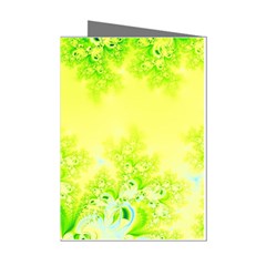 Sunny Spring Frost Fractal Mini Greeting Card (8 Pack) by Artist4God