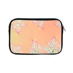 Peach Spring Frost On Flowers Fractal Apple Ipad Mini Zippered Sleeve by Artist4God