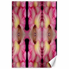 Pink Gladiolus Flowers Canvas 20  X 30  (unframed) by Artist4God