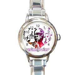 Befunky Befunky Befunky Mgclothingstore Jpg Round Italian Charm Watch by holyhiphopglobalshop1