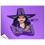 Purple Witch Canvas 12  x 16  (Unframed) 11.86 x15.41  Canvas - 1