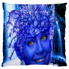 Water Nymph Large Cushion Case (two Sided)  by icarusismartdesigns