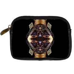 African Goddess Digital Camera Leather Case by icarusismartdesigns