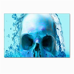 Skull In Water Postcard 4 x 6  (10 Pack) by icarusismartdesigns