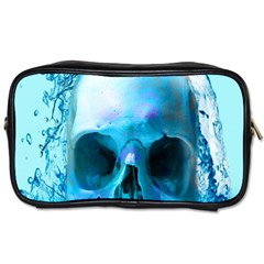 Skull In Water Travel Toiletry Bag (one Side) by icarusismartdesigns