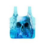 Skull In Water Reusable Bag (S) Front