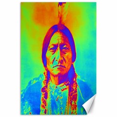 Sitting Bull Canvas 24  X 36  (unframed) by icarusismartdesigns