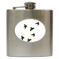 Waterproof Temporary Tattoo -----three Birds Hip Flask by zaasim