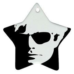 Warhol Star Ornament (two Sides) by icarusismartdesigns