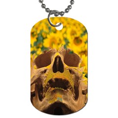 Sunflowers Dog Tag (one Sided) by icarusismartdesigns