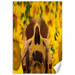 Sunflowers Canvas 12  X 18  (unframed) by icarusismartdesigns