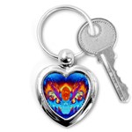 Escape From The Sun Key Chain (Heart) Front