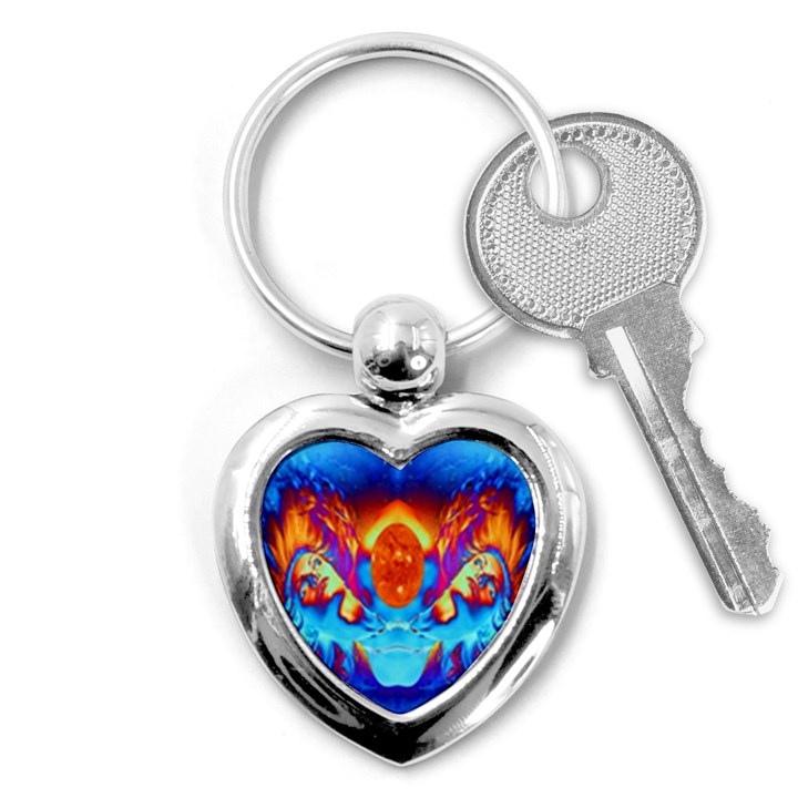 Escape From The Sun Key Chain (Heart)