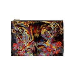 Abstract 4 Cosmetic Bag (medium) by icarusismartdesigns