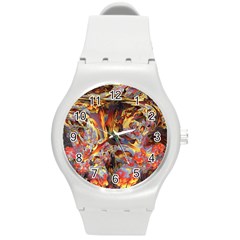 Abstract 4 Plastic Sport Watch (medium) by icarusismartdesigns