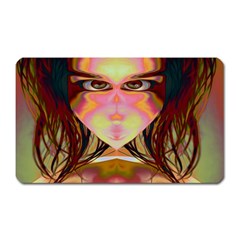 Cat Woman Magnet (rectangular) by icarusismartdesigns