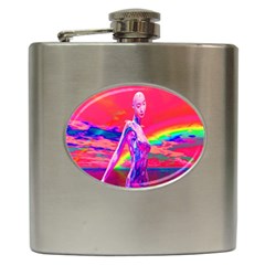 Cyborg Mask Hip Flask by icarusismartdesigns