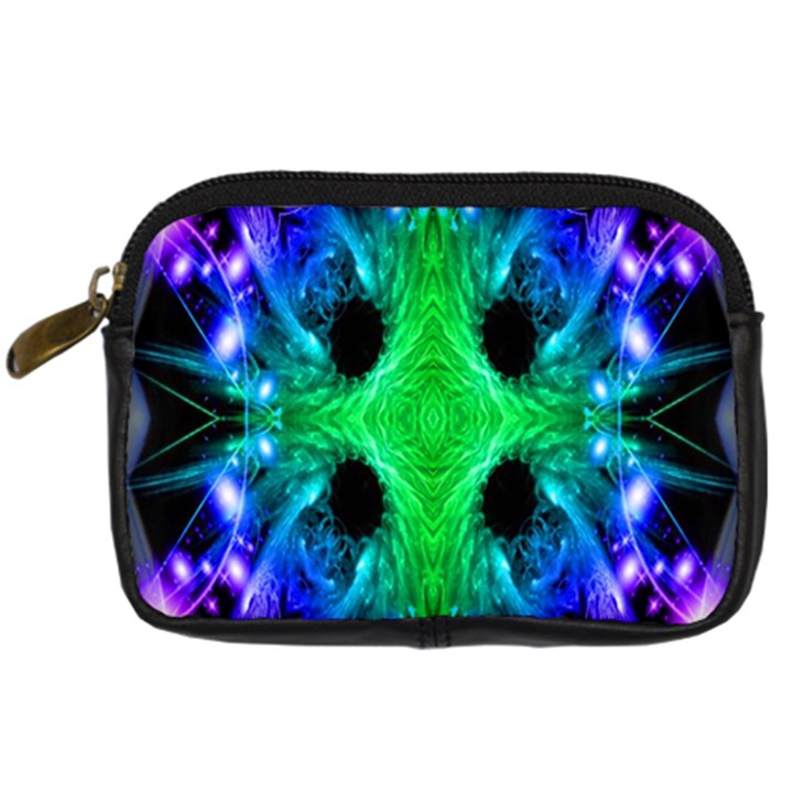 Alien Snowflake Digital Camera Leather Case