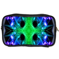 Alien Snowflake Travel Toiletry Bag (one Side) by icarusismartdesigns