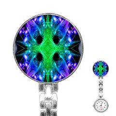 Alien Snowflake Stainless Steel Nurses Watch by icarusismartdesigns