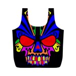 Skull In Colour Reusable Bag (M) Front