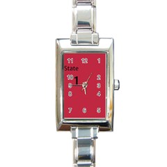 State Champ  Rectangular Italian Charm Watch by centralcharms1