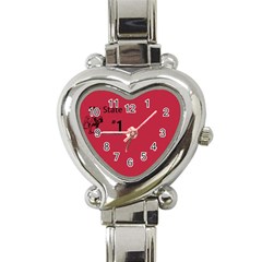 State Champ  Heart Italian Charm Watch  by centralcharms1