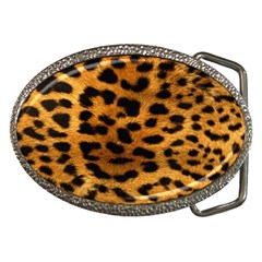 Leopardprint Belt Buckle (oval) by centralcharms1