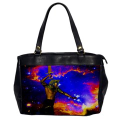 Star Fighter Oversize Office Handbag (one Side) by icarusismartdesigns