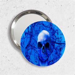 Alien Blue Handbag Mirror (2 25 ) by icarusismartdesigns