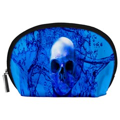 Alien Blue Accessory Pouch (large) by icarusismartdesigns