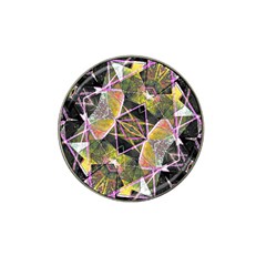 Geometric Grunge Pattern Print Golf Ball Marker (for Hat Clip) by dflcprints