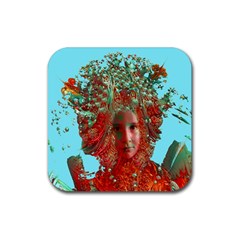 Flower Horizon Drink Coaster (square) by icarusismartdesigns