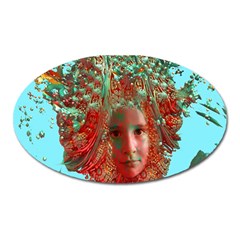 Flower Horizon Magnet (oval) by icarusismartdesigns