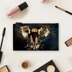 Golden Eagle Cosmetic Bag (small) by JUNEIPER07