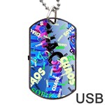 Pure Chaos Dog Tag USB Flash Drive Front