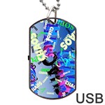 Pure Chaos Dog Tag USB Flash Drive Back