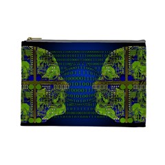 Binary Communication Cosmetic Bag (large) by StuffOrSomething